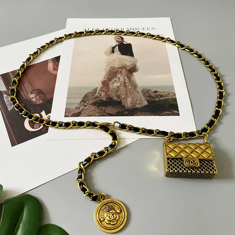 Fashion Chain Belts For Women Luxury Belt Gold