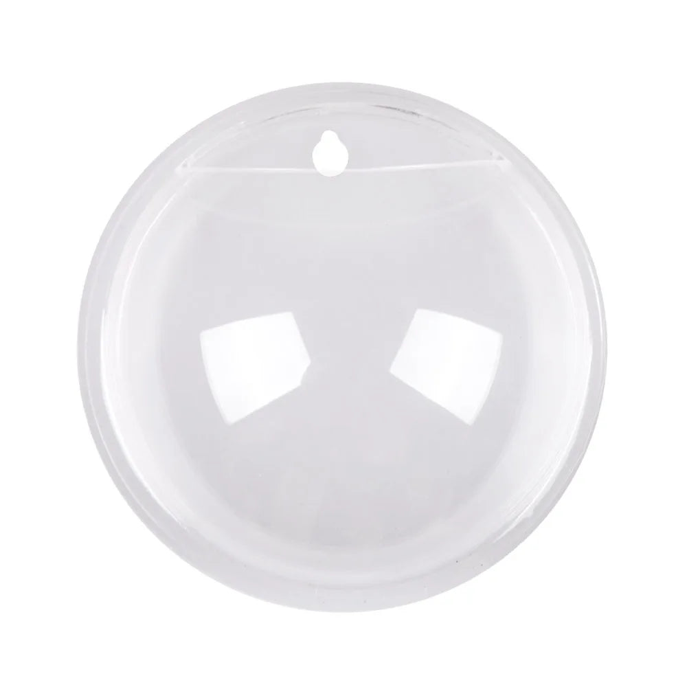 Pinsjar Acrylic Fish Bowl Wall Hanging Aquarium Tank