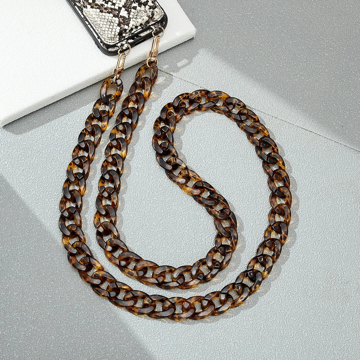 Fashion 120cm Telephone Strap Long Style Acrylic Slant