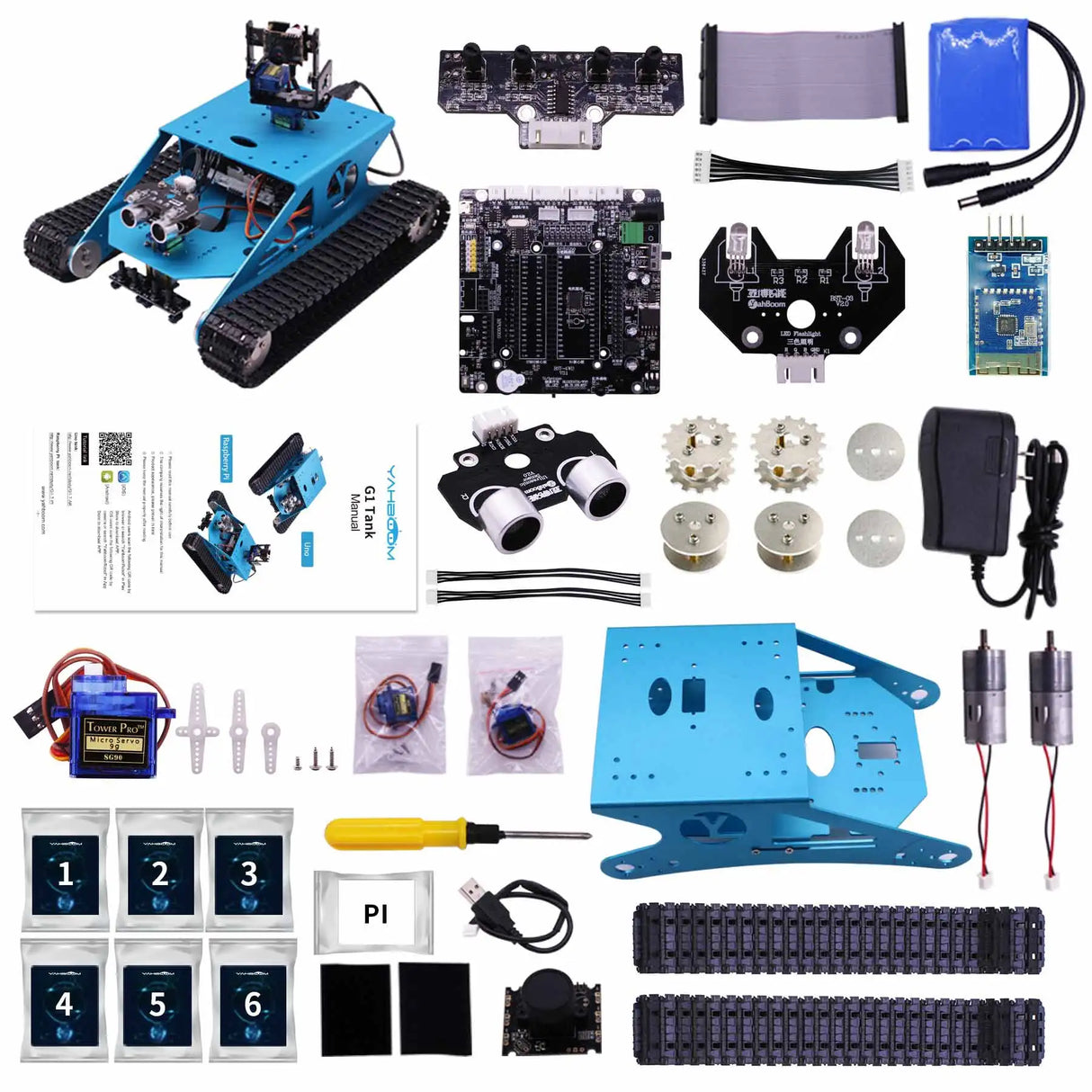 Smart Tank Robot Car Kit for Raspberry Pi