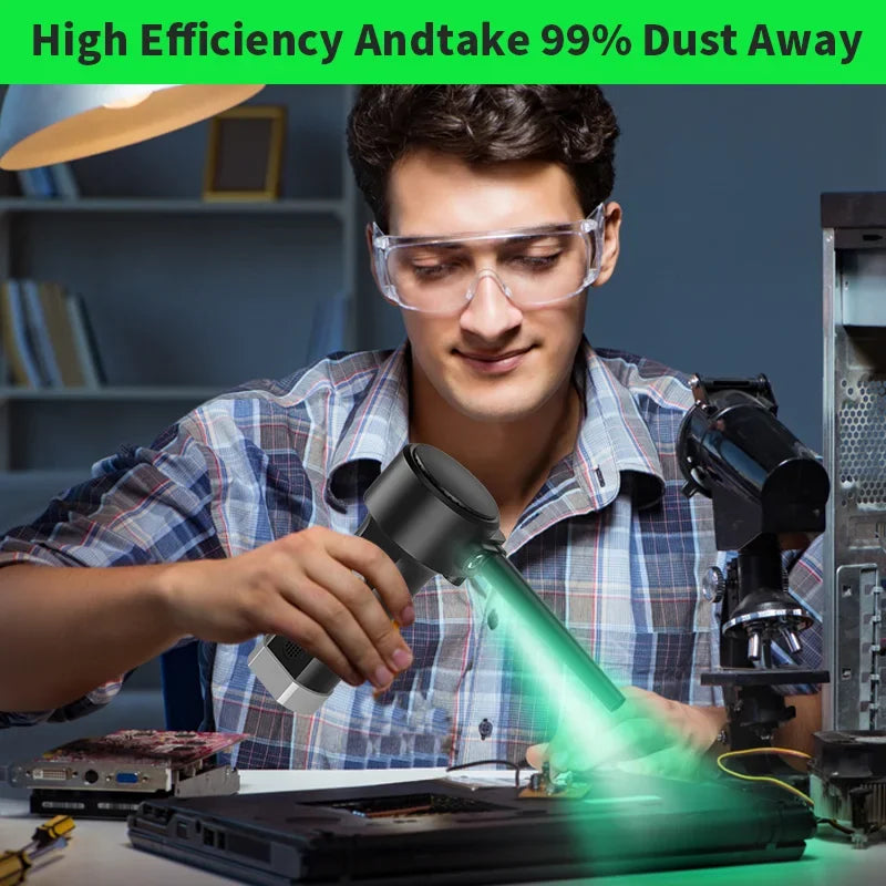 Icanzuo Cordless Air Blower For Computer Pc Cleaning