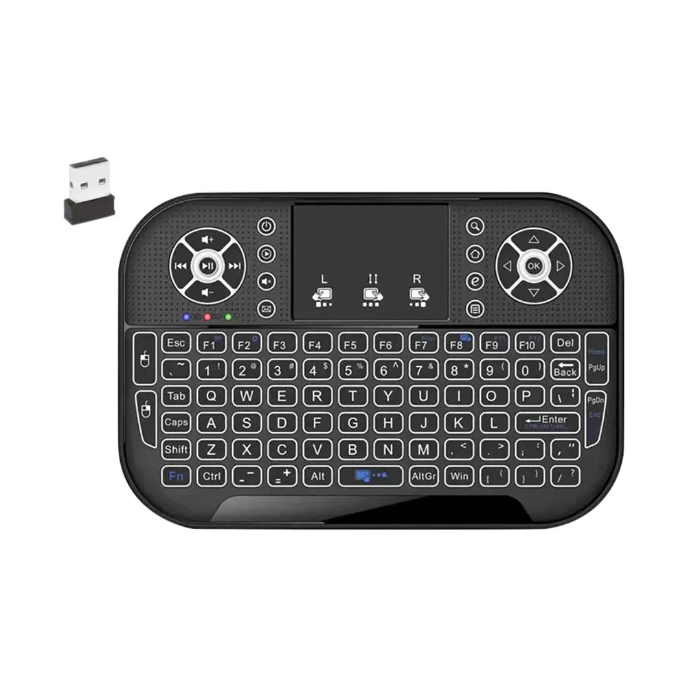 A8 Mini 2.4G Keyboard Backlight Bluetooth Air Mouse