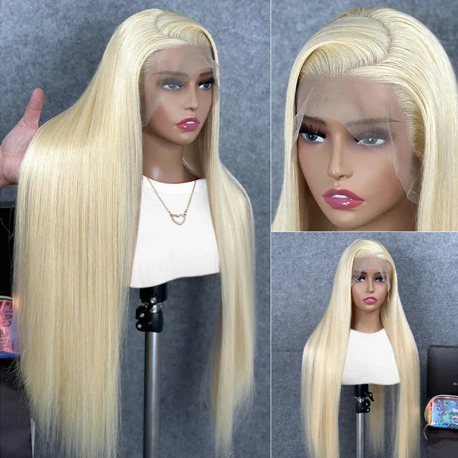 30 inch 613 Blonde Lace Front Human Hair
