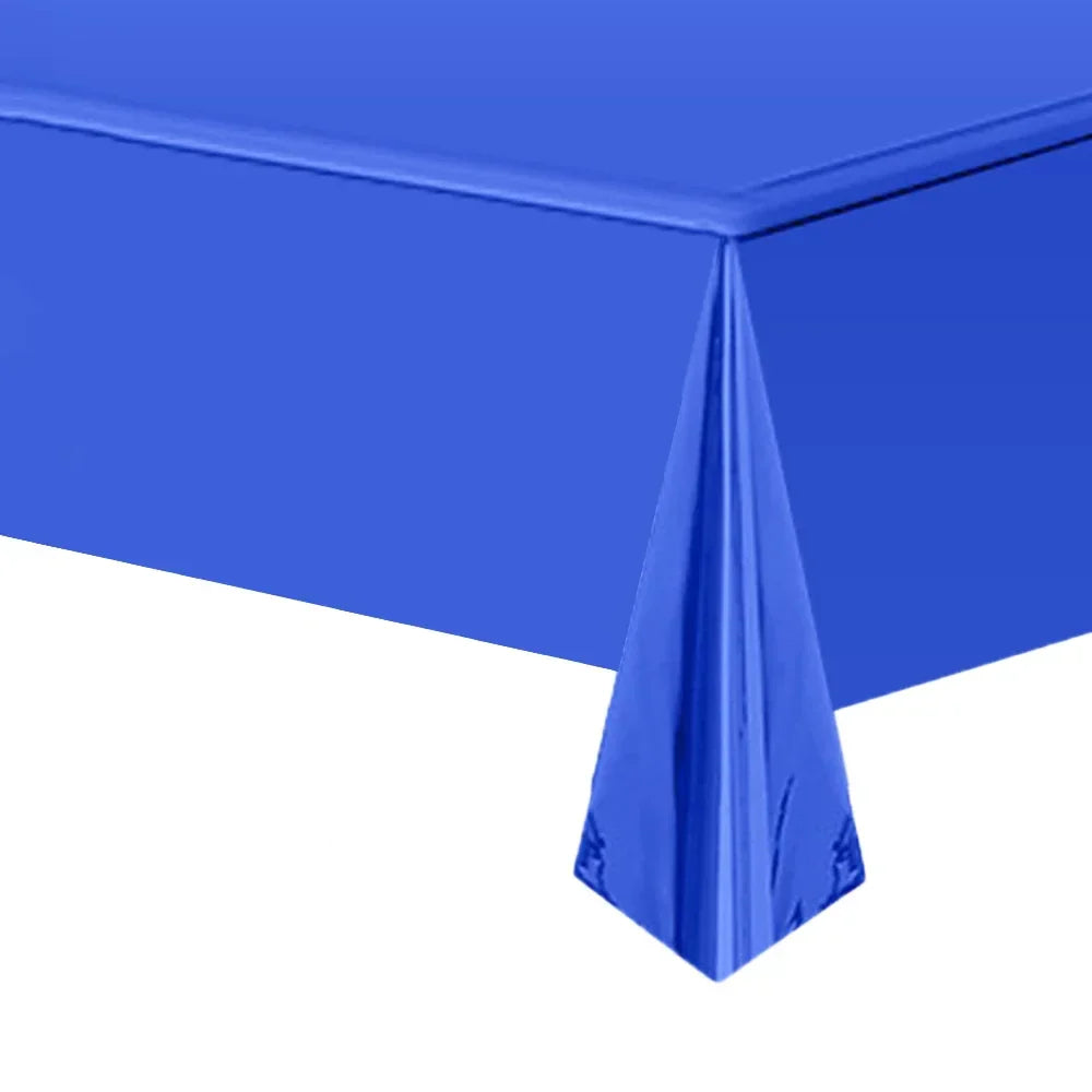Disposable Tablecloth White Black Pink Gold Table Cover