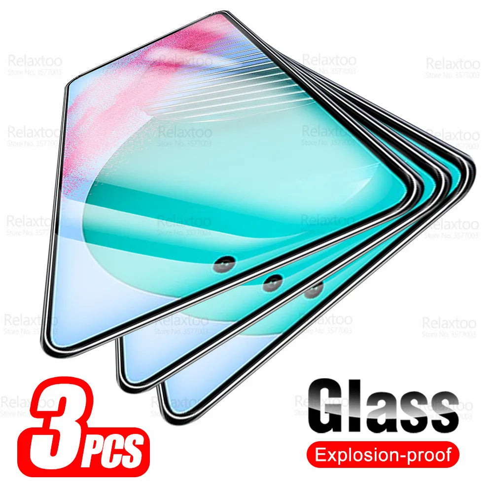 For Samsung Galaxy M54 5G Glass 3Pcs Protective