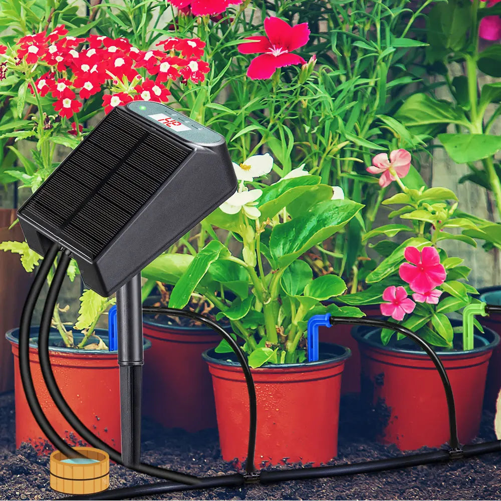 Garden Mini Solar Timer Watering System Solar Powered