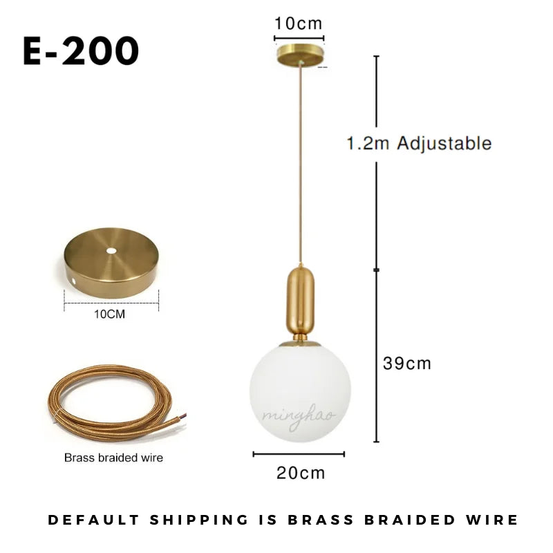 XCLuuHY Modern Pendant Light Nordic Minimalist Hanging Lamp