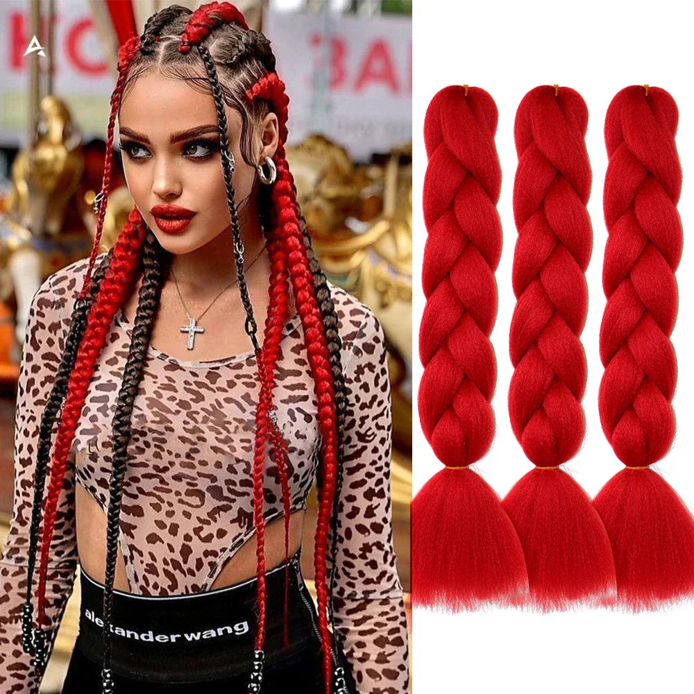 Jumbo Braids Hair Extension 24 inches 3 Pcs/Lot