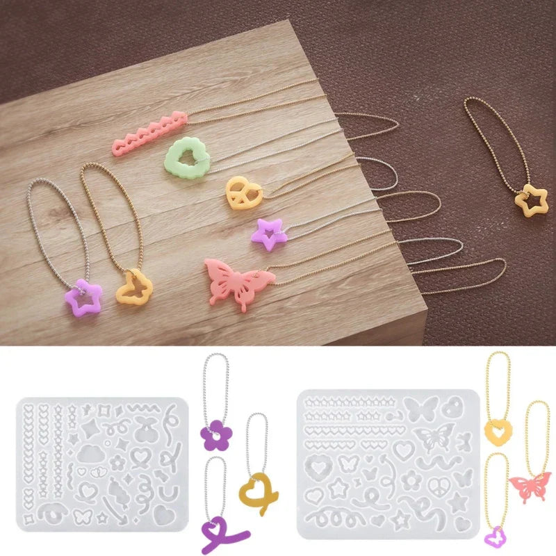 DIY Various Shapes Shaker Filler Silicone Mold Star