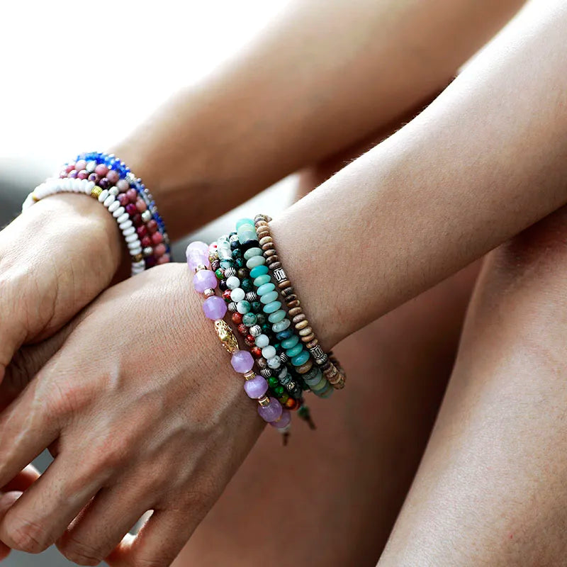 Men's Woman Bracelets Natural Stone Tibetan Friendship Lovers