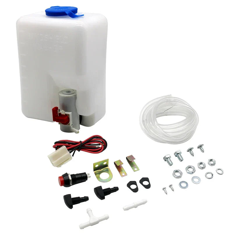 1.5L 12V Universal Windshield Washer Bottle Tank Pump
