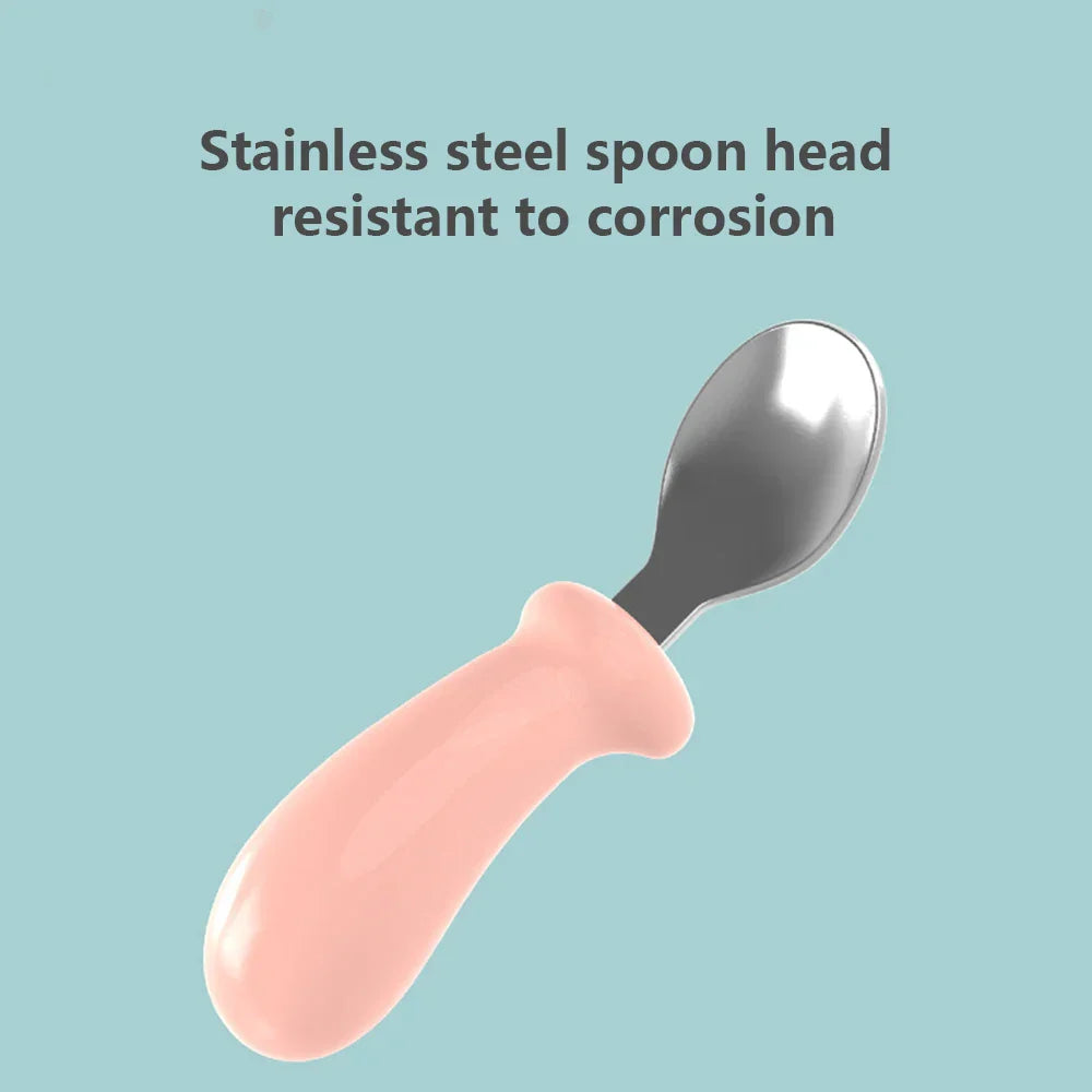 Baby Cartoon Tableware Set Children Utensil Stainless Steel
