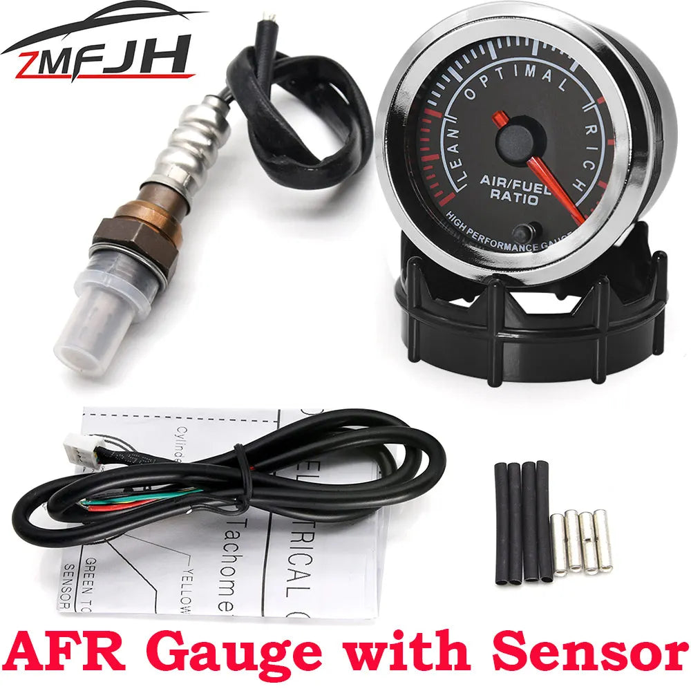 52mm Digital Air Fuel Ratio Gauge with O2 Sensor - 7 Color Backlight