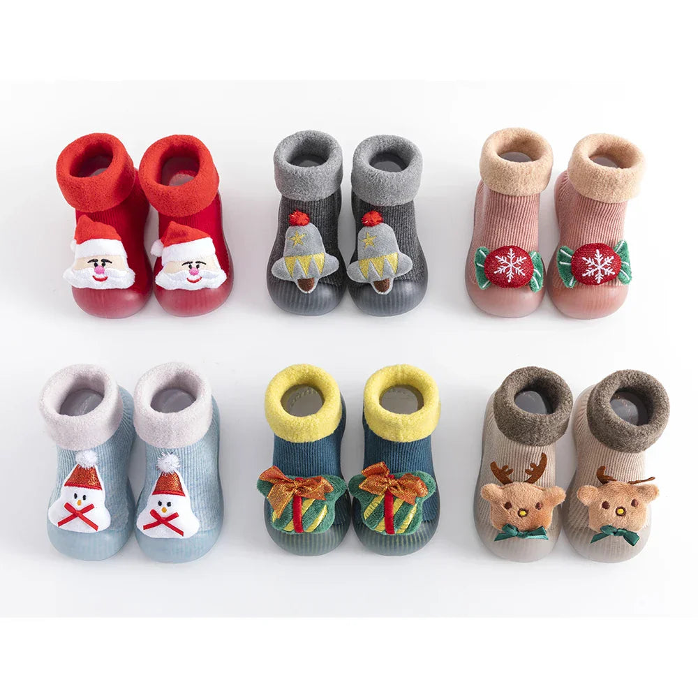 baby sock shoes for winter thick cotton animal