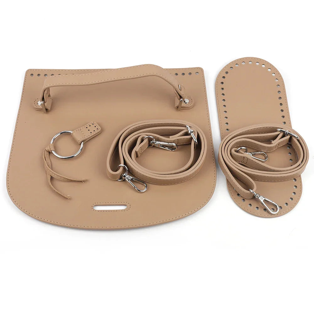 DIY Handmade Backpack Leather Shoulder Bag Strap Bottom