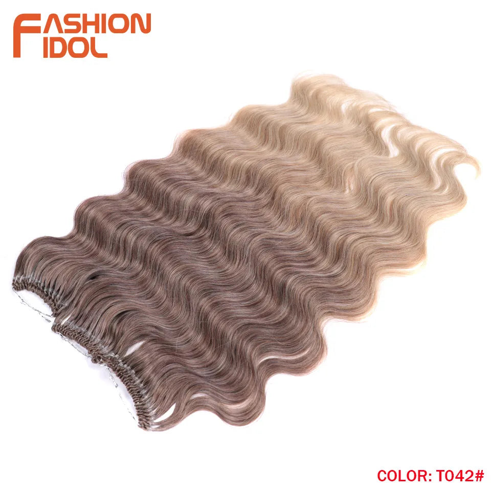 FASHION IDOL 24 Inch Body Wave Crochet Hair
