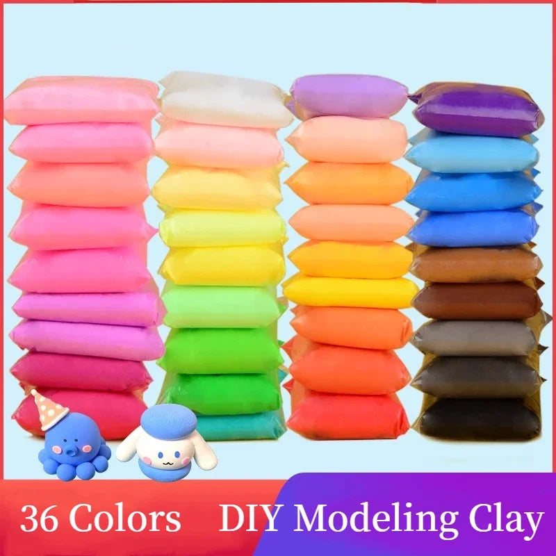 50g/bag Air Dry Plasticine Modeling Clay Slime DIY