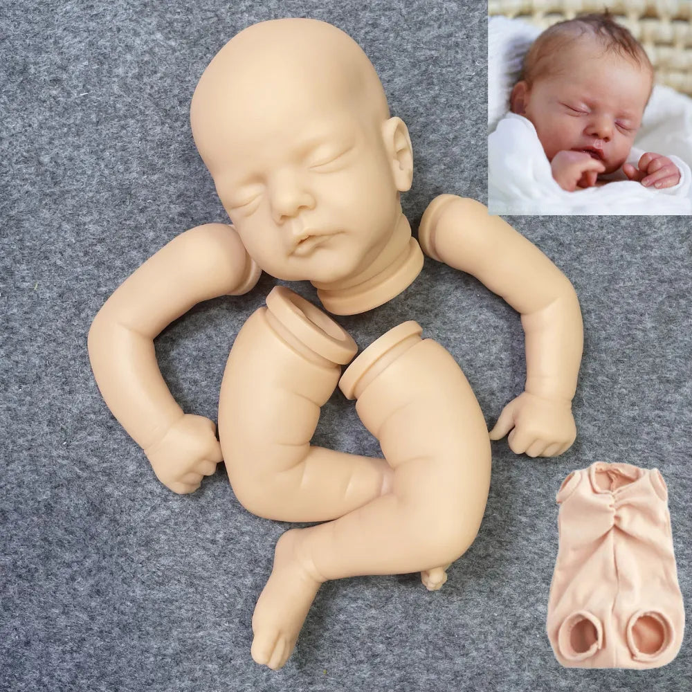18 Inches Vinyl Reborn Doll Kit Unpainted Hand