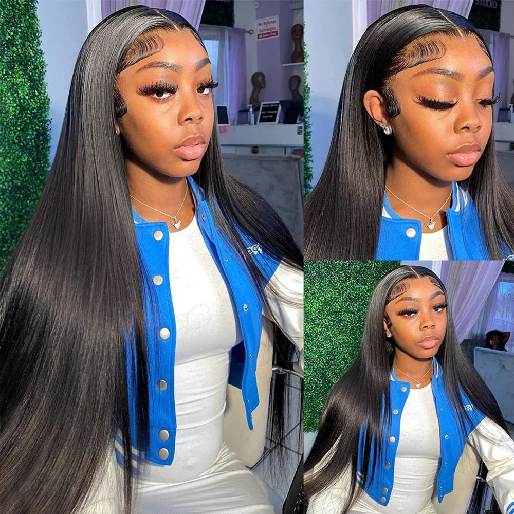 13x6 HD Lace Frontal Wig 34 Inch Straight