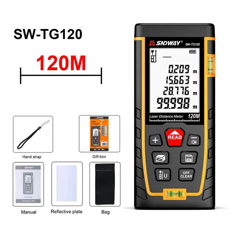 SNDWAY 50M 70M 100M 120M Metal Detector Laser