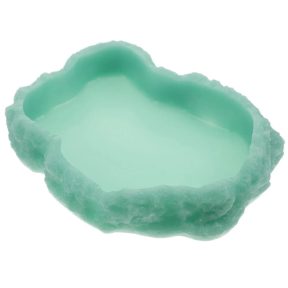 Reptile Feeding Bowl Resin Reptile Water Dish Food