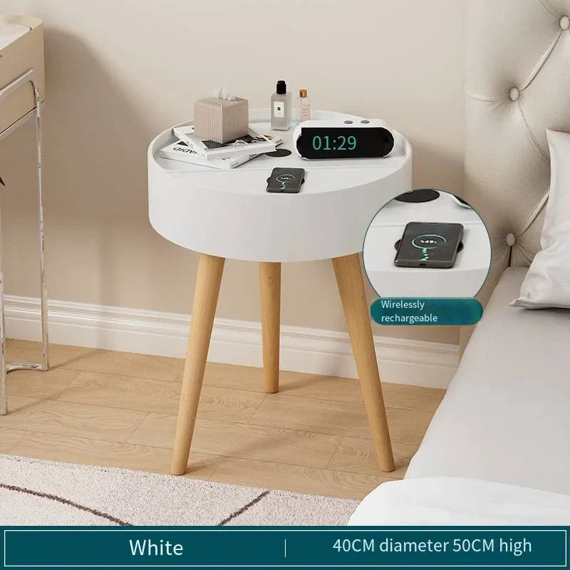 Simple Nightstand Intelligent Wireless Charging Nordic Nightstand Waterproof