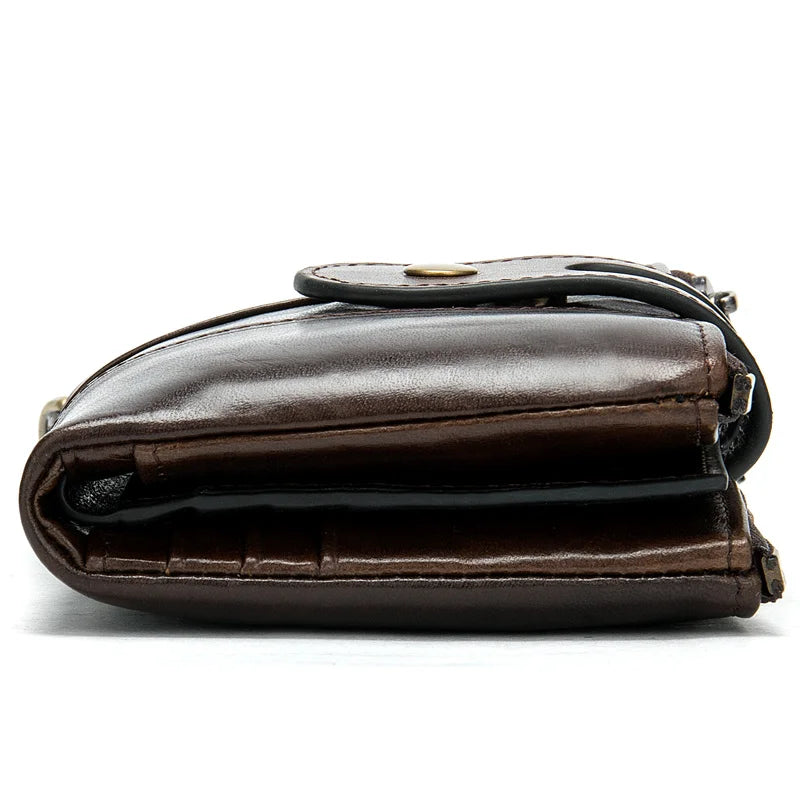 2024 Men’s RFID Genuine Leather Wallet