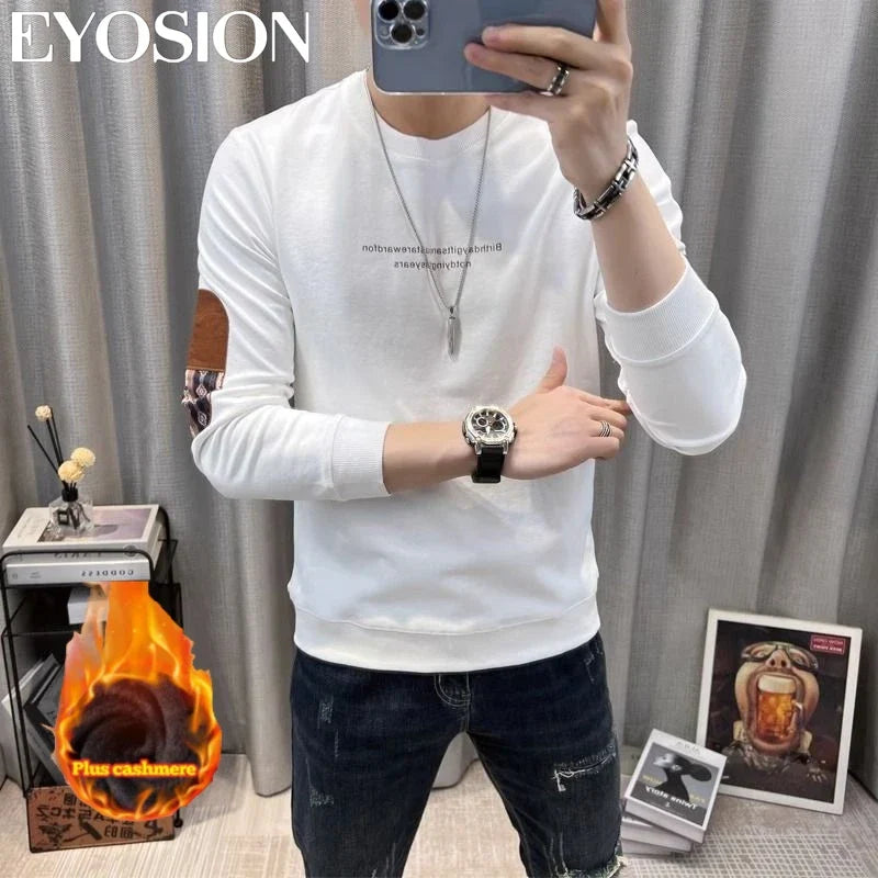 Autumn Men's Hoodies Long Sleeve Sweatshirt New Cotton