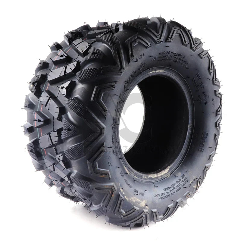 8 Inch Tubeless Tires - Front 19x7-8 Rear 18X9.50-8 Kart, ATV, UTV Dirt Bike Tires, Quad Dirt Buggy Road Tires