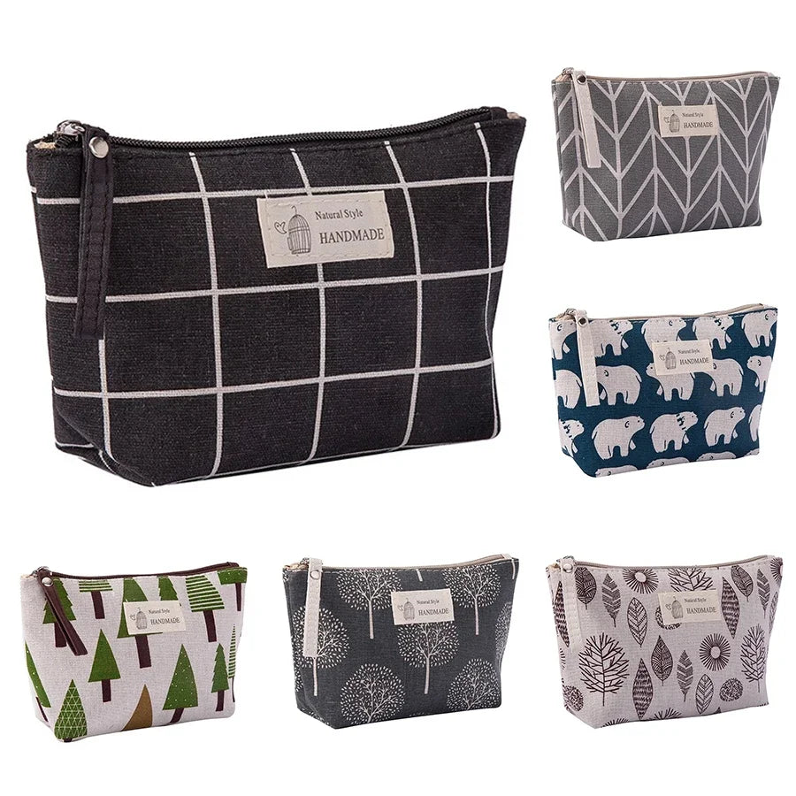 Women Travel Cosmetic Makeup Toiletry Bag Organizer Animal