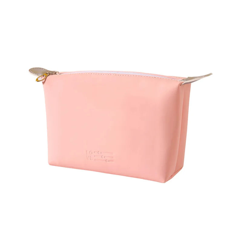 Professional Custom Embroidery PU Makeup Bag Portable Waterproof