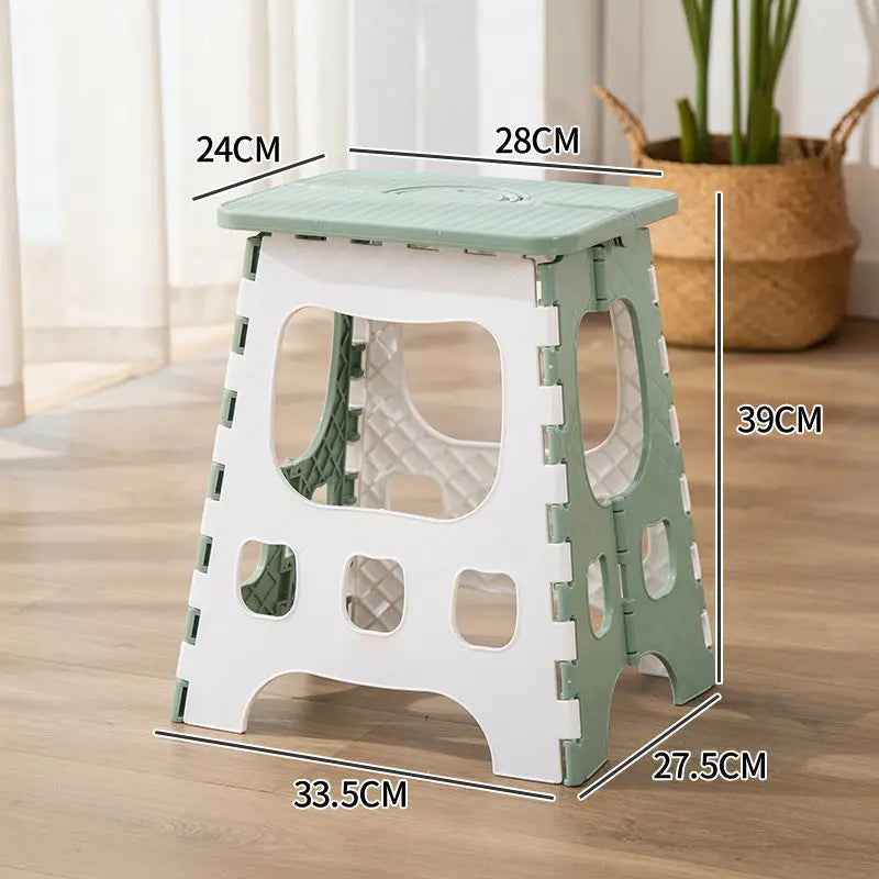 Thickened Plastic Folding Furniture Stool Portable Mini Outdoor