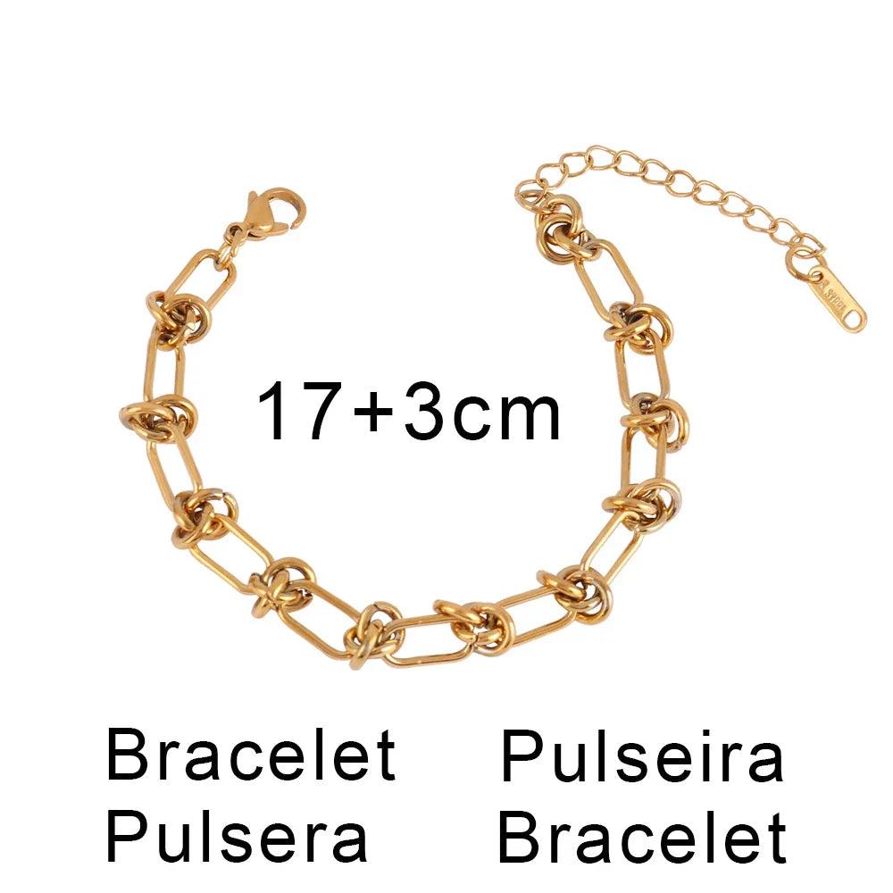 Heart Pendant Stainless Steel Bracelet Women Fashion 316L
