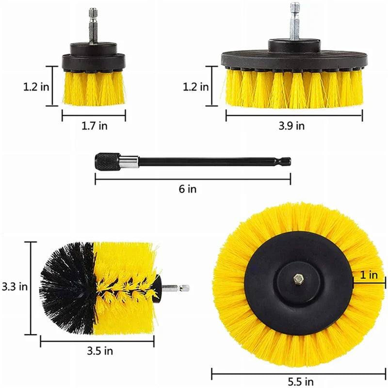 Electric Drillbrush Scrub Pads Grout Power Drills Scrubber