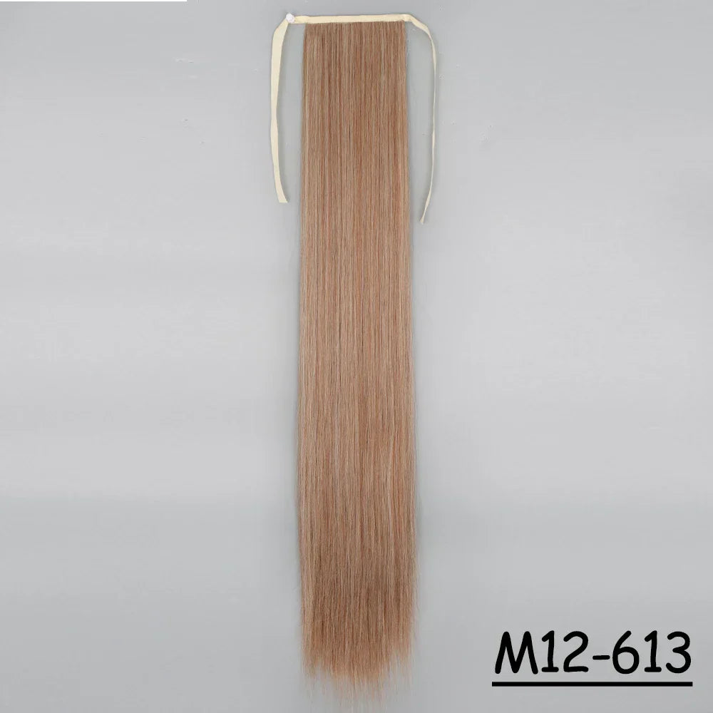 Synthetic Ponytail Hair Extension Natural Hairpiece Clip In