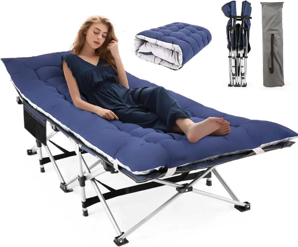 Camping Folding Outdoor Camping Travel Cot and Pad