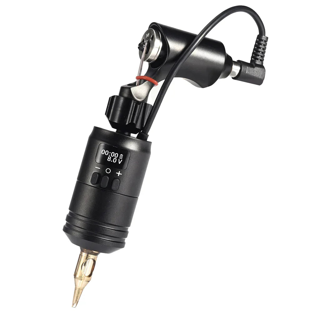 Wireless Tattoo Battery Grip Power 1600mAh RCA Interface