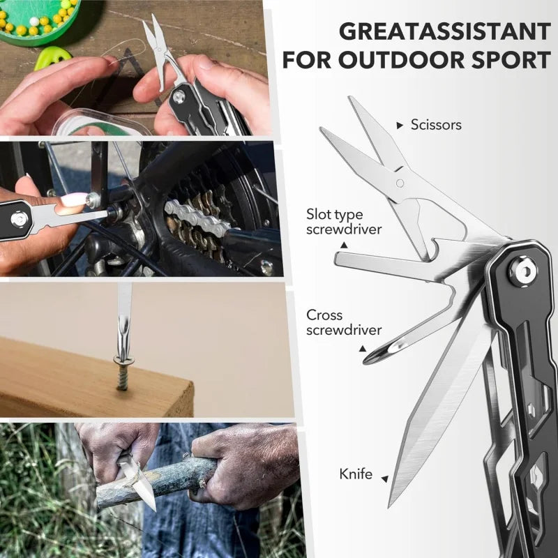 Multitool with Safety Locking16-in-1 Multi Tool Stainless Steel