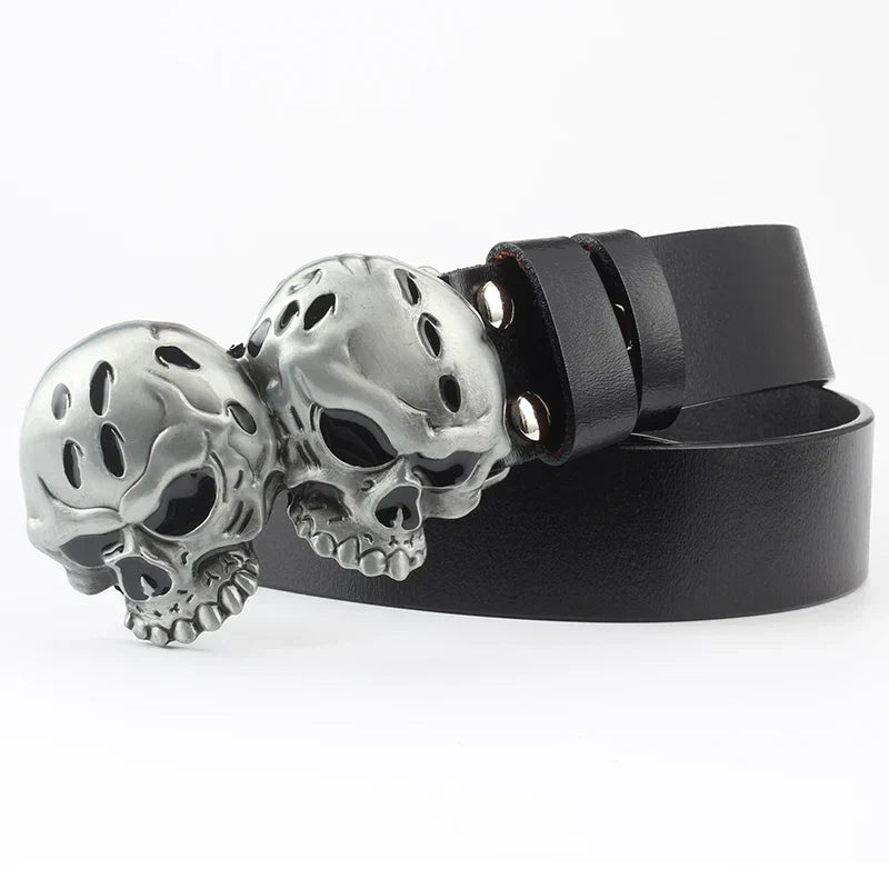 Fashion Hip Hop Style Belt Death's Head Skull