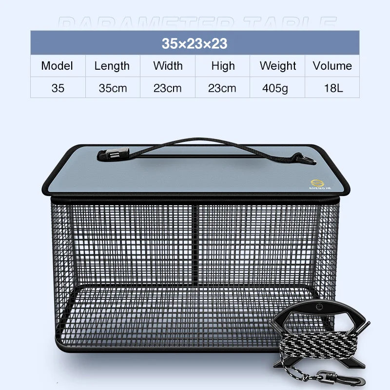 2023 Folding Fish Guard Net Multifunction Metal EVA