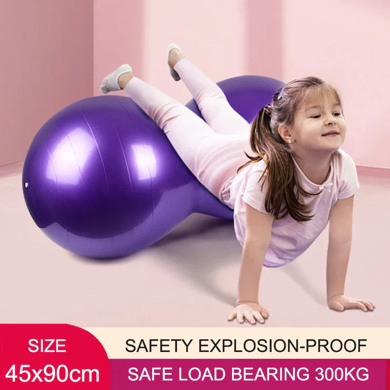 Explosion-proof Peanut Balls Fitness Yoga Gym Massage Fitball