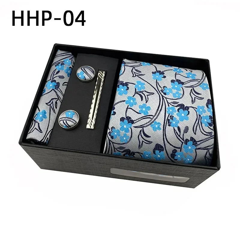 Luxury Tie Set Gift Box for Men Jacquard