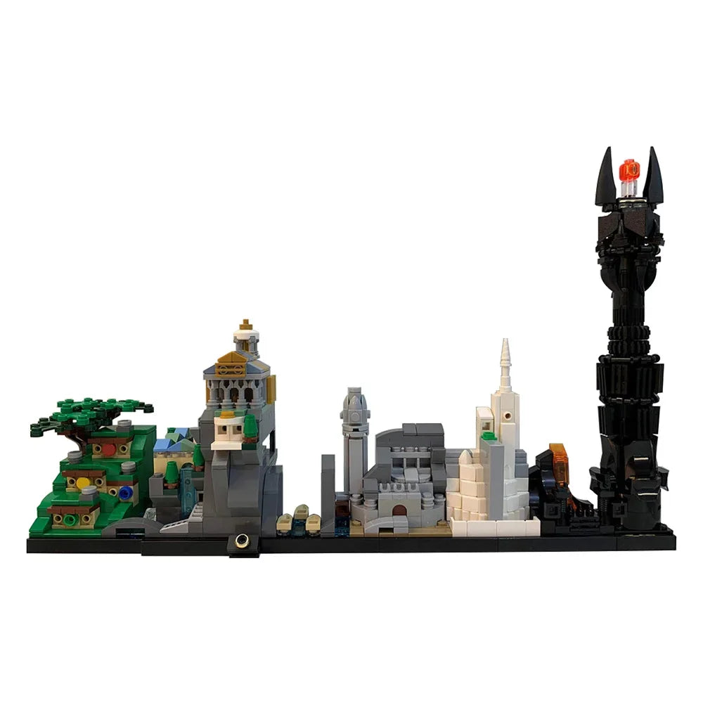 BuildMOC City Skyline Saint Petersburg Rome Washington Rotterdam