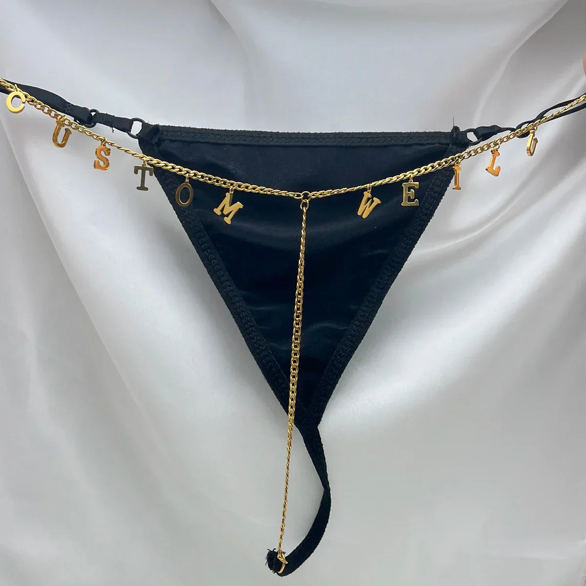 Colorfast Summer Name Waist chain Women Stainless Steel