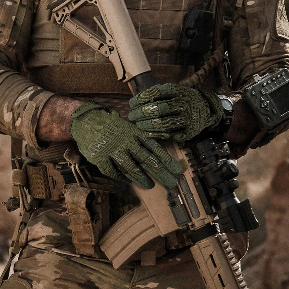 Camo Hunting Glove Touch Screen Wear-resistant Army Shooting