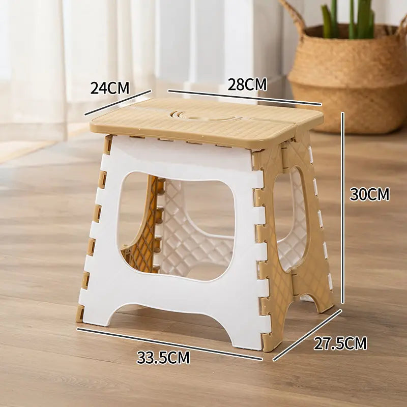 Thickened Plastic Folding Furniture Stool Portable Mini Outdoor