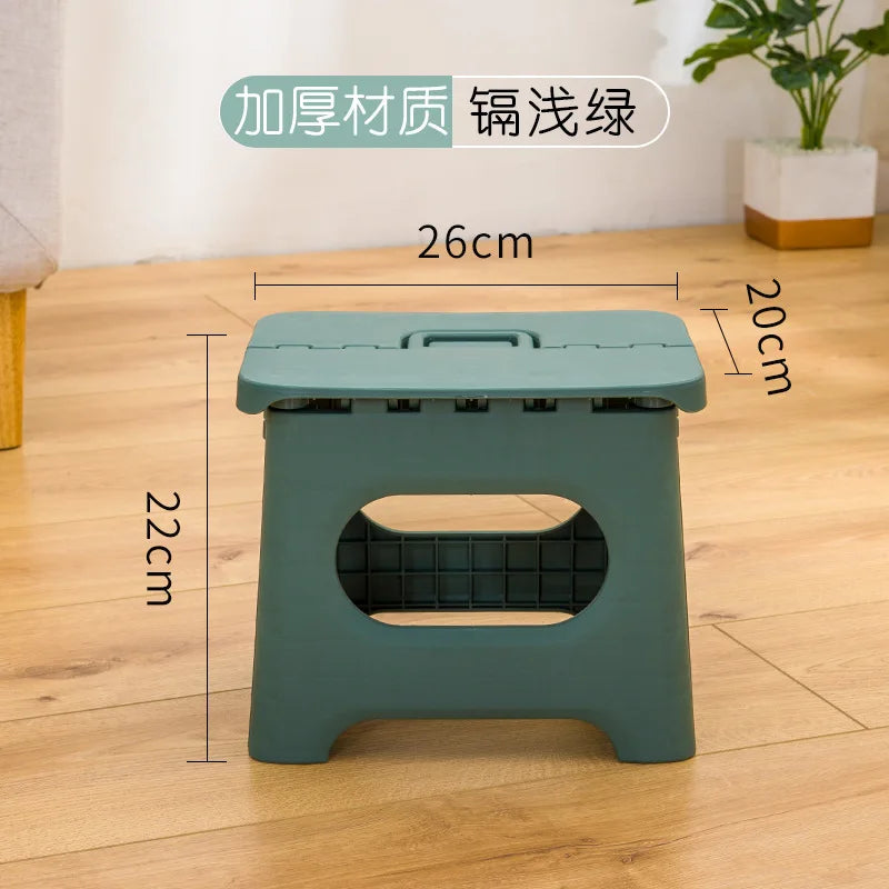 Portable Plastic Folding Stool Outdoor Fishing Stool Small