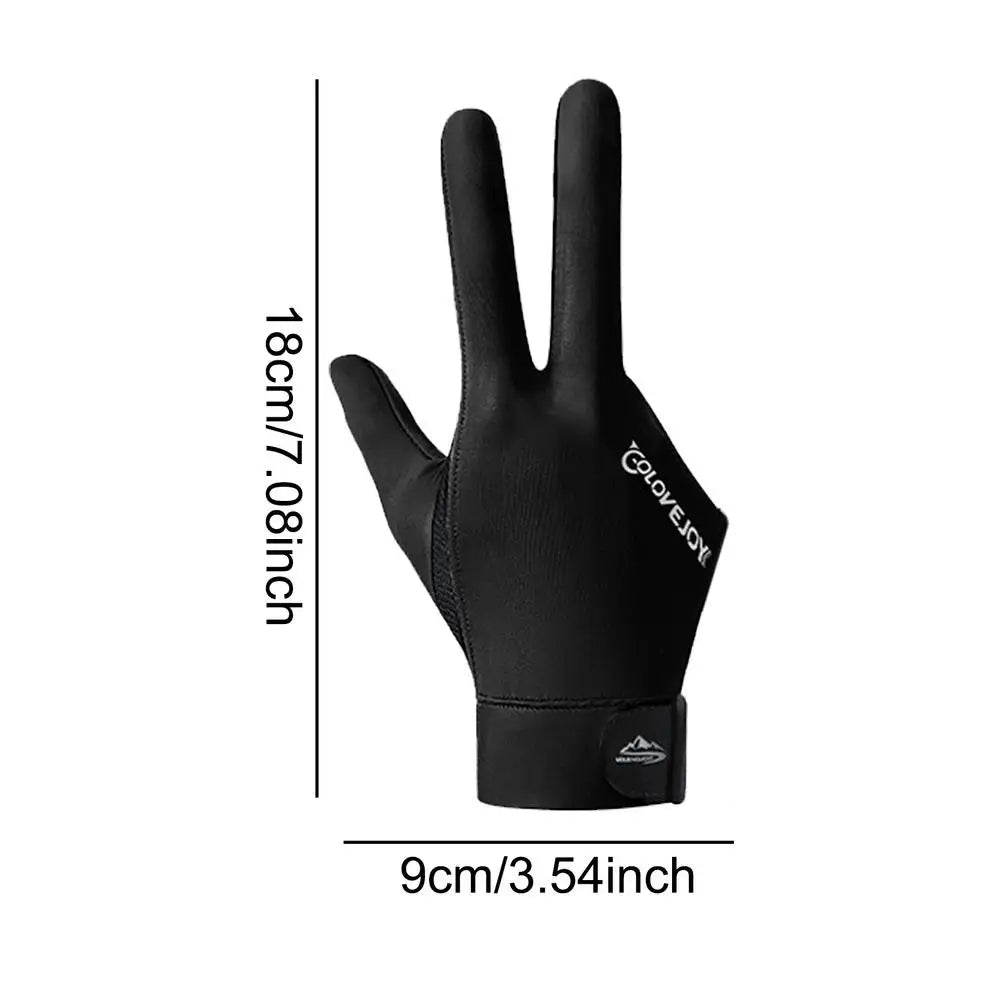 1pcs Polyester Spandex Snooker Billiard Cue Glove Pool