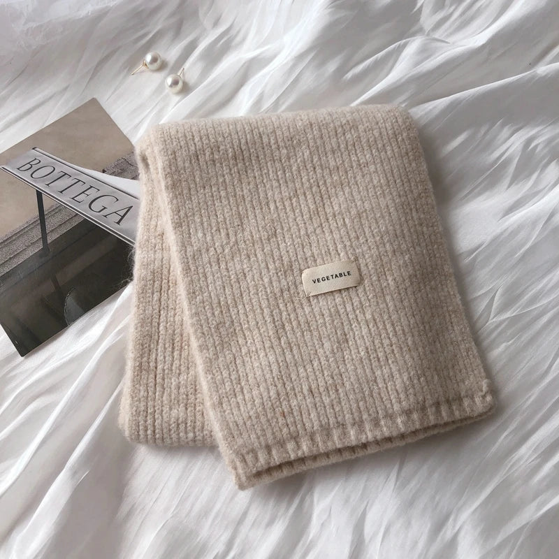 Women Cashmere Scarves Lady Winter Thicken Warm Soft