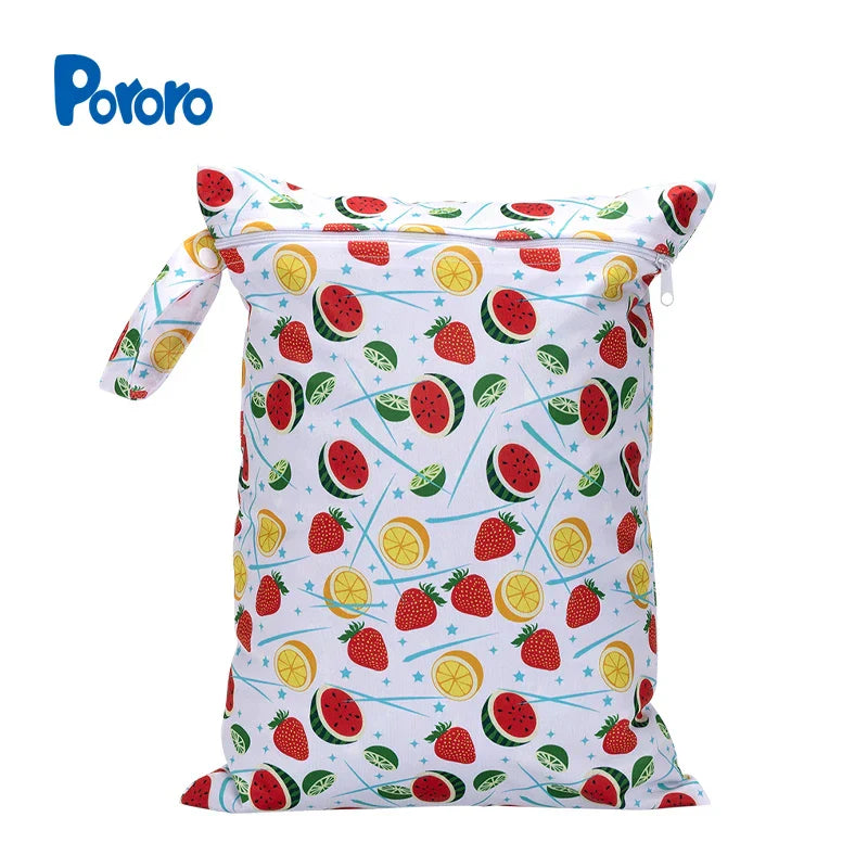 30*40cm Zippered Nappy Wetbags Waterproof Wet Dry Bag